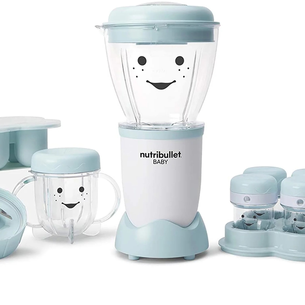 NutriBullet Baby Food Blender, 32-oz, Blue, NBY-50100